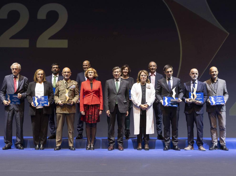 Premiados, finalistas y autoridades, ayer en el Foro de Excelencia Empresarial.