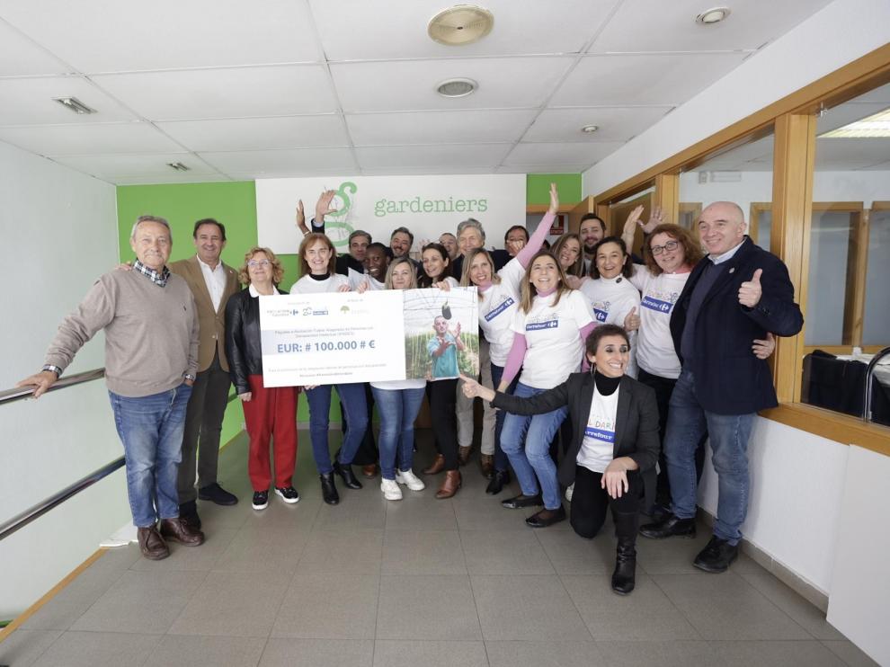 La Fundación Internacional de Carrefour y la Fundación Carrefour de España donan 100.000 euros a Atades.