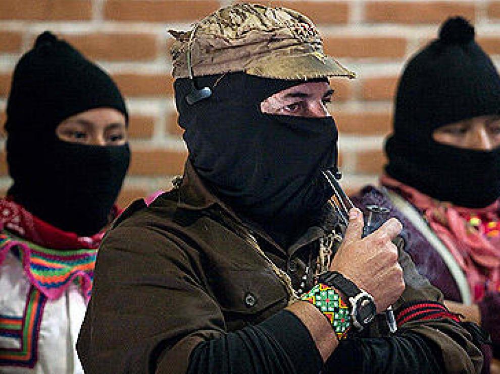 Imagen del "subcomandante Marcos"