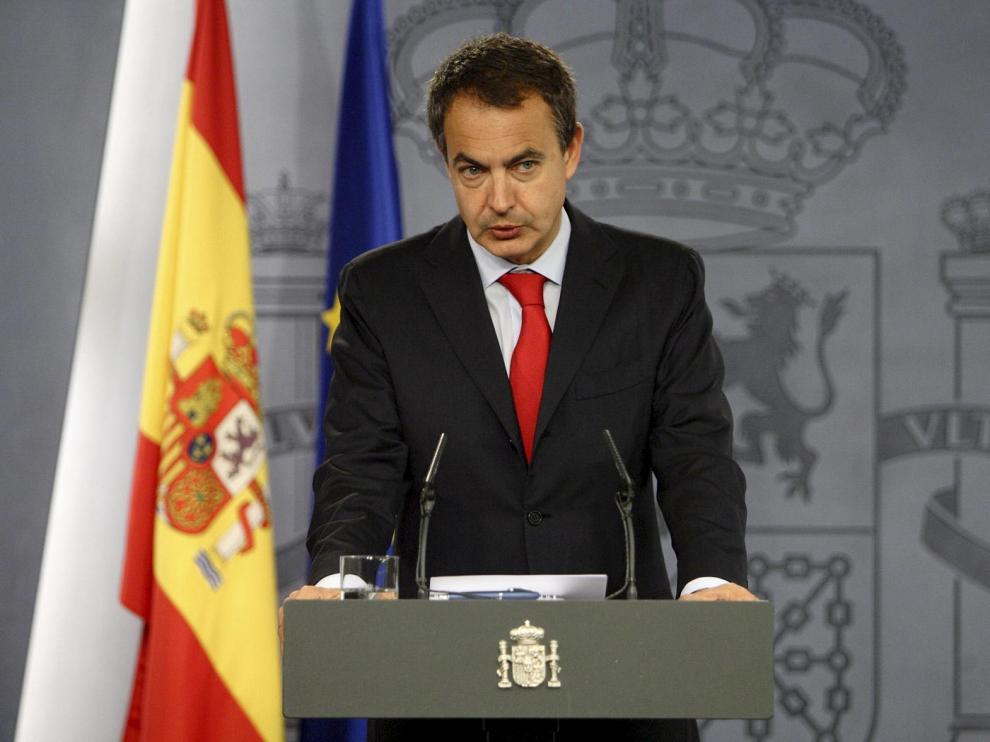 El presidente del Gobierno, José Luis Rodríguez Zapatero