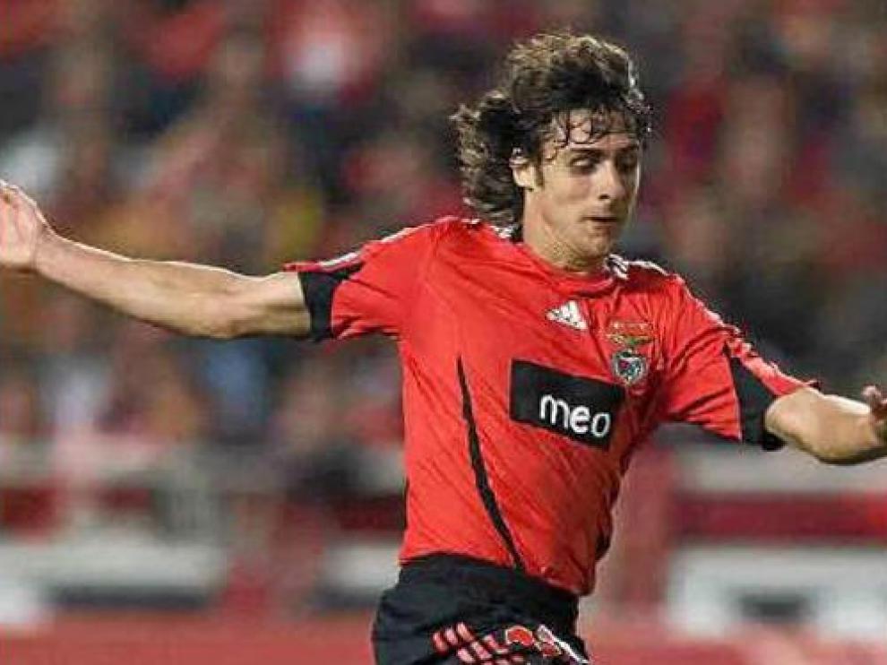 Aimar en su etapa como jugador del Benfica.