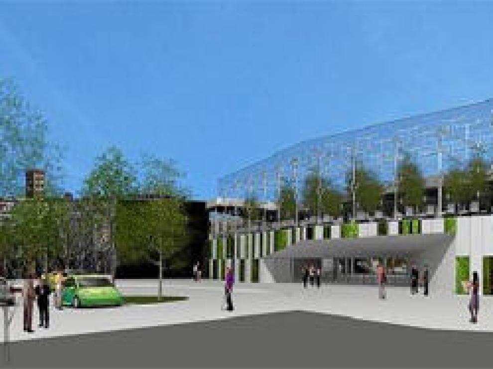 Simulación infográfica del centro comercial Parque Turia, el proyecto en fase más avanzada de tramitación