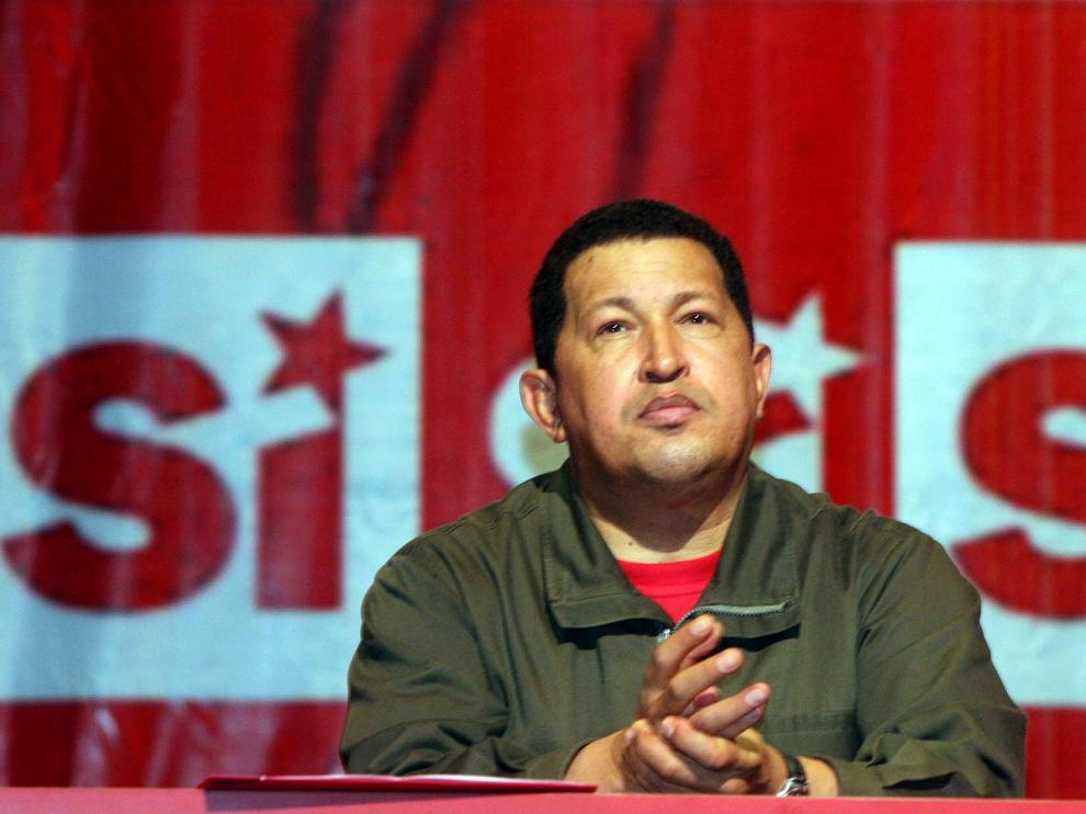 El presidente venezolano, Hugo Chávez