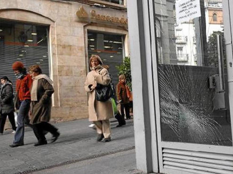 La entrada al complejo subterráneo de la plaza del Torico