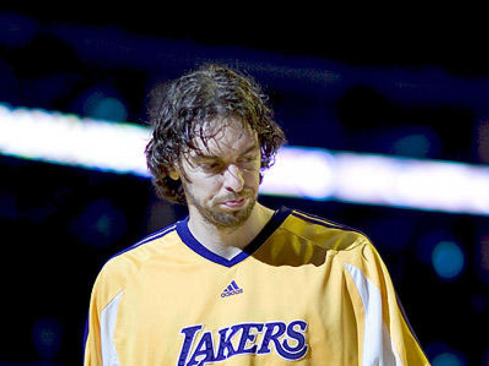 Mal partido de los Lakers con un flojo Gasol