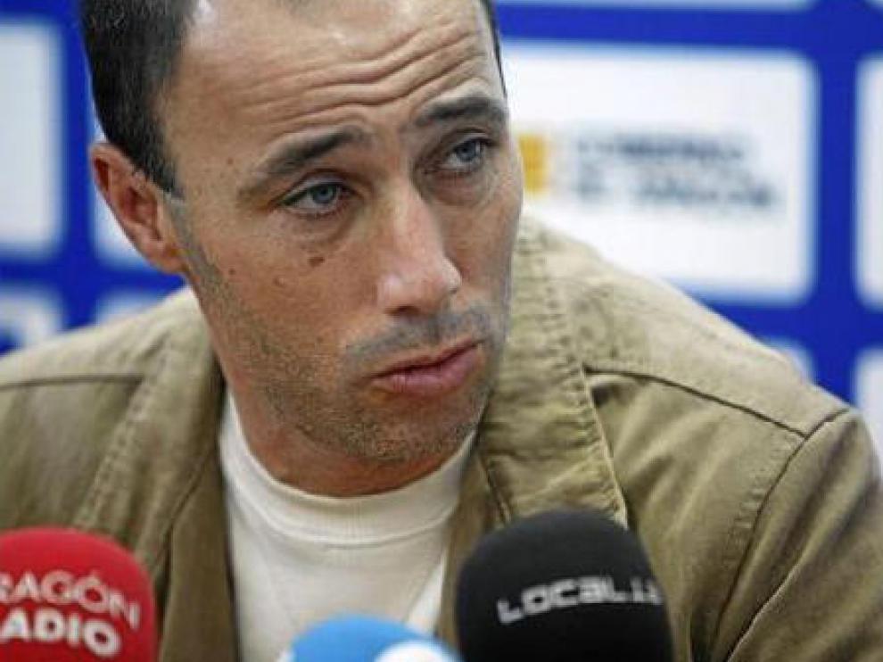 Antonio Calderón, durante la rueda de prensa de ayer