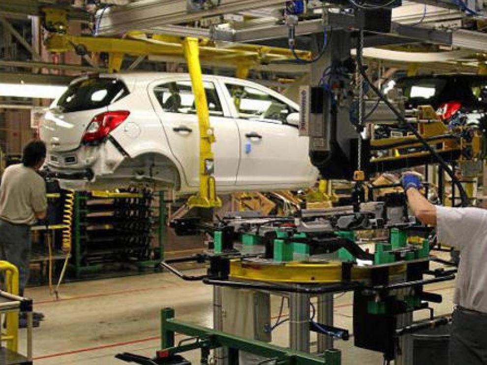 Imagen de archivo de la planta de General Motors en Figueruelas