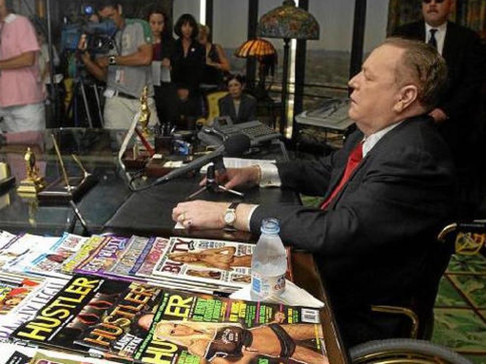 Larry Flynt, editor de la revista 'Hustler'