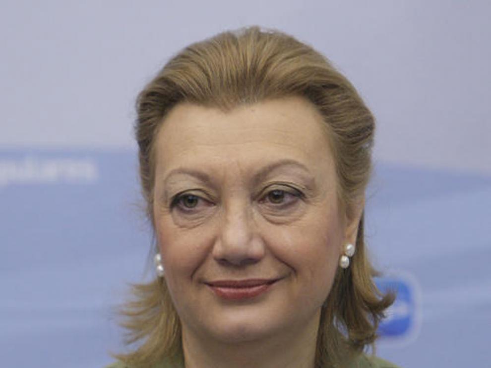La presidenta del PP aragonés, Luisa Fernanda Rudi