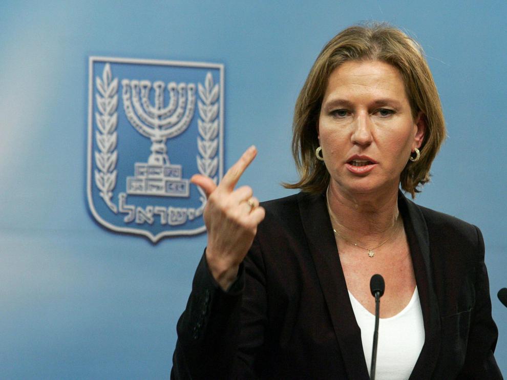 La ministra israelí de Exteriores, Tzipi Livni