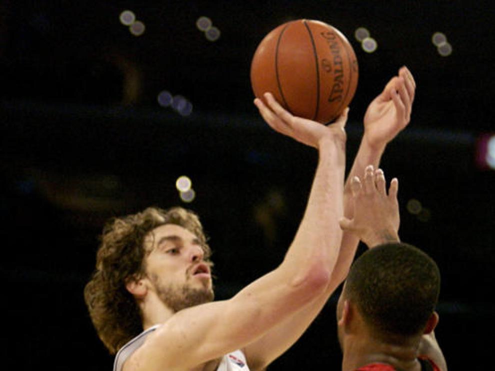 Pau Gasol con los Ángeles Lakers