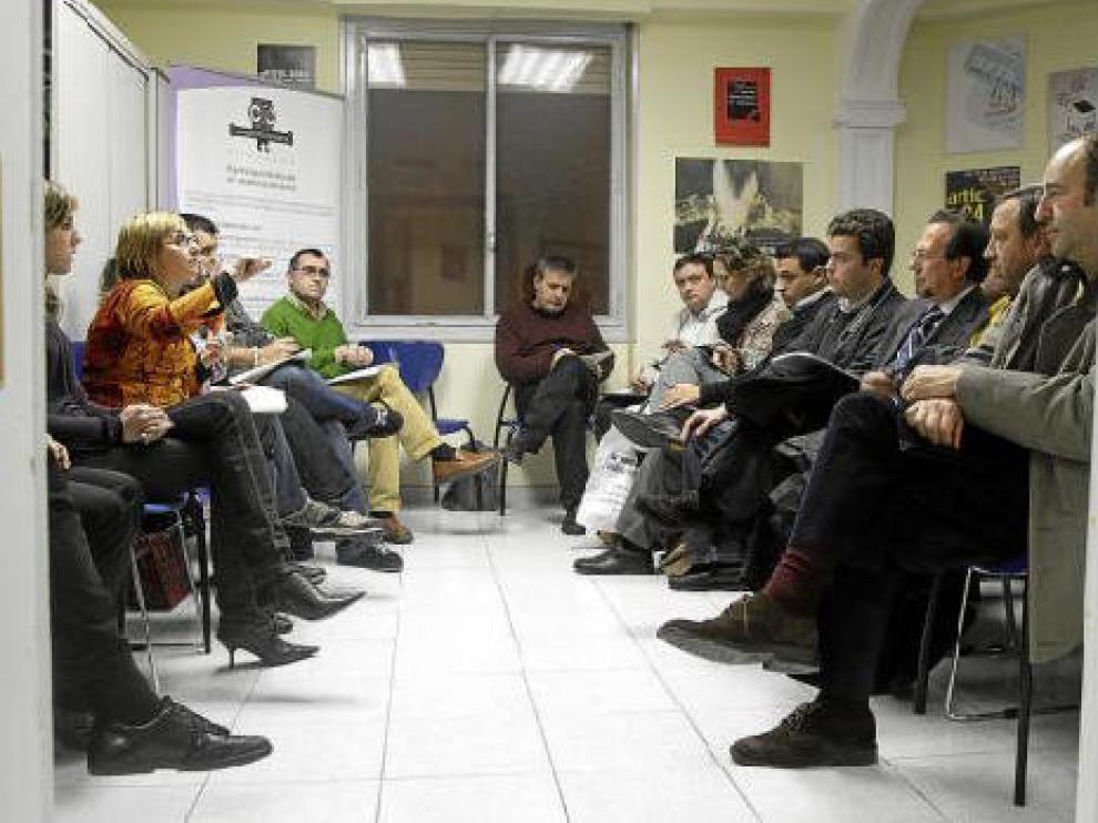 Momento del acto de celebración de ayer.