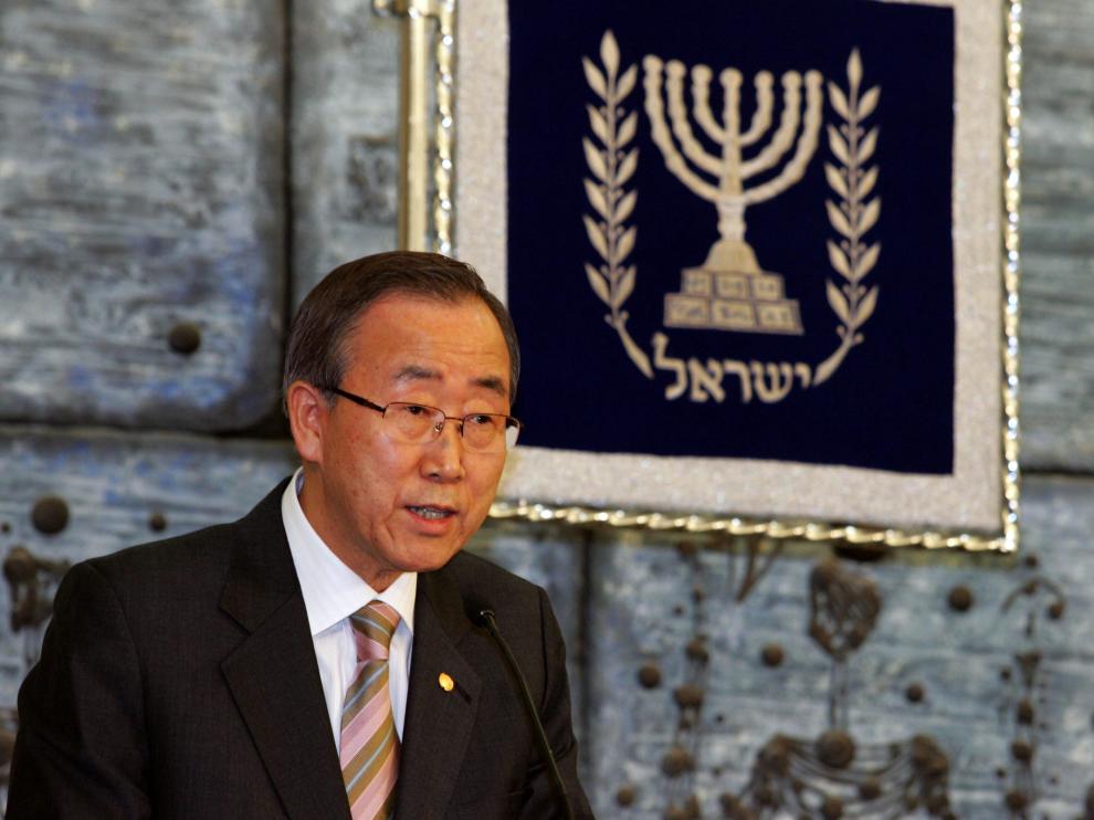 El secretario general de la ONU, Ban Ki-Moon
