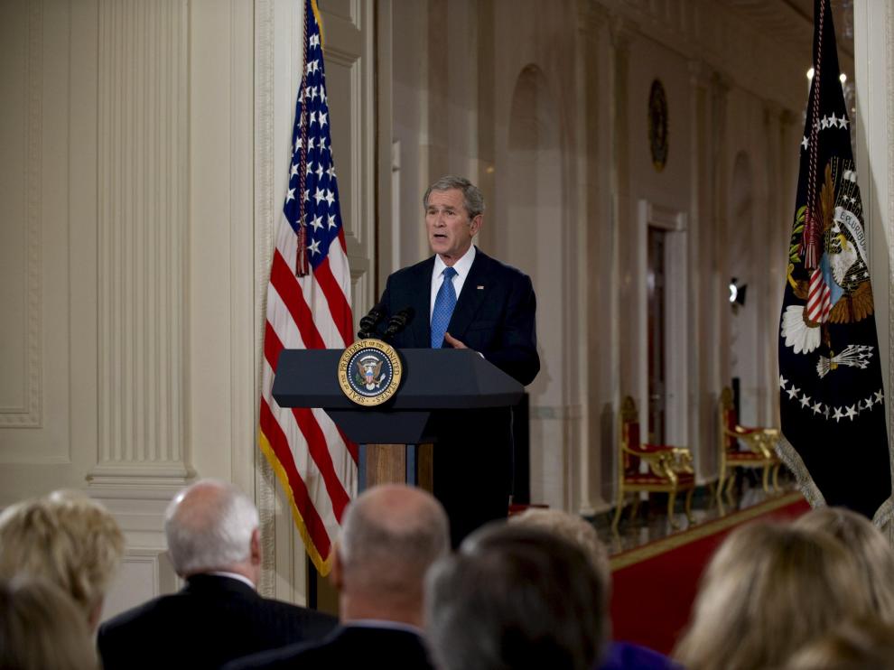 El presidente de EE. UU. George Bush