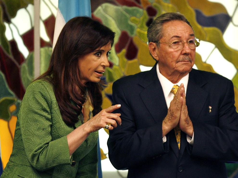 Imagen de los dos mandatarios