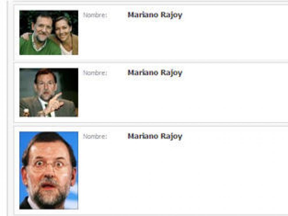 Falsos perfiles de Rajoy en la red social
