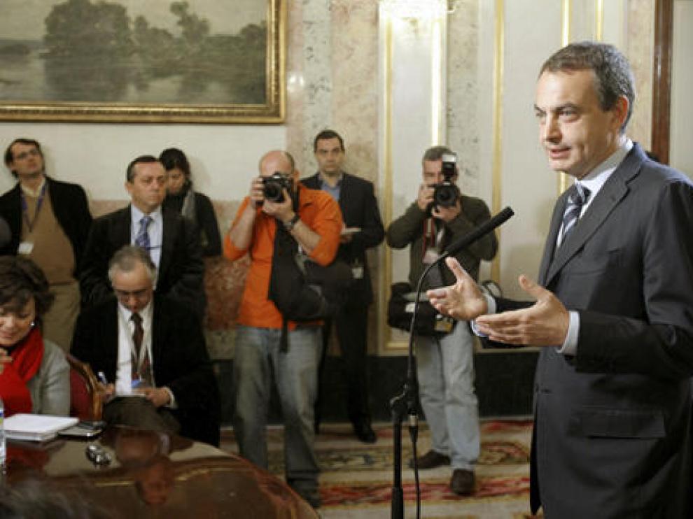 El presidente del Gobierno, José Luis Rodríguez Zapatero
