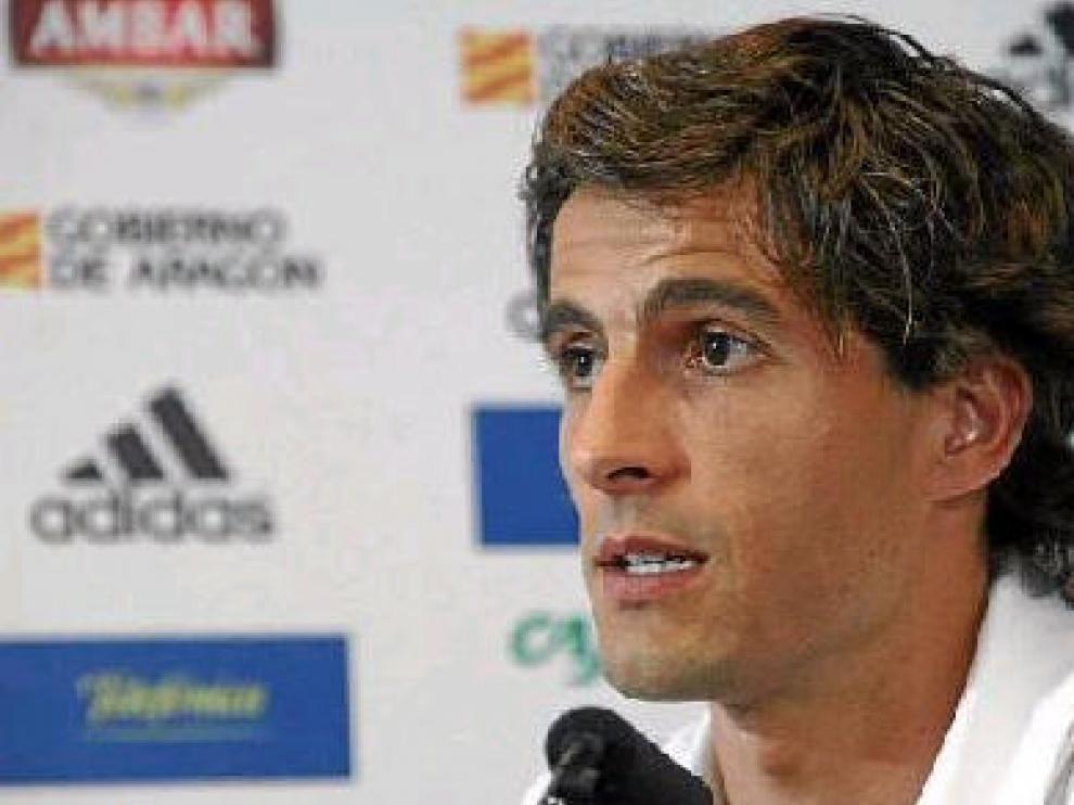 Jorge López en sala de prensa