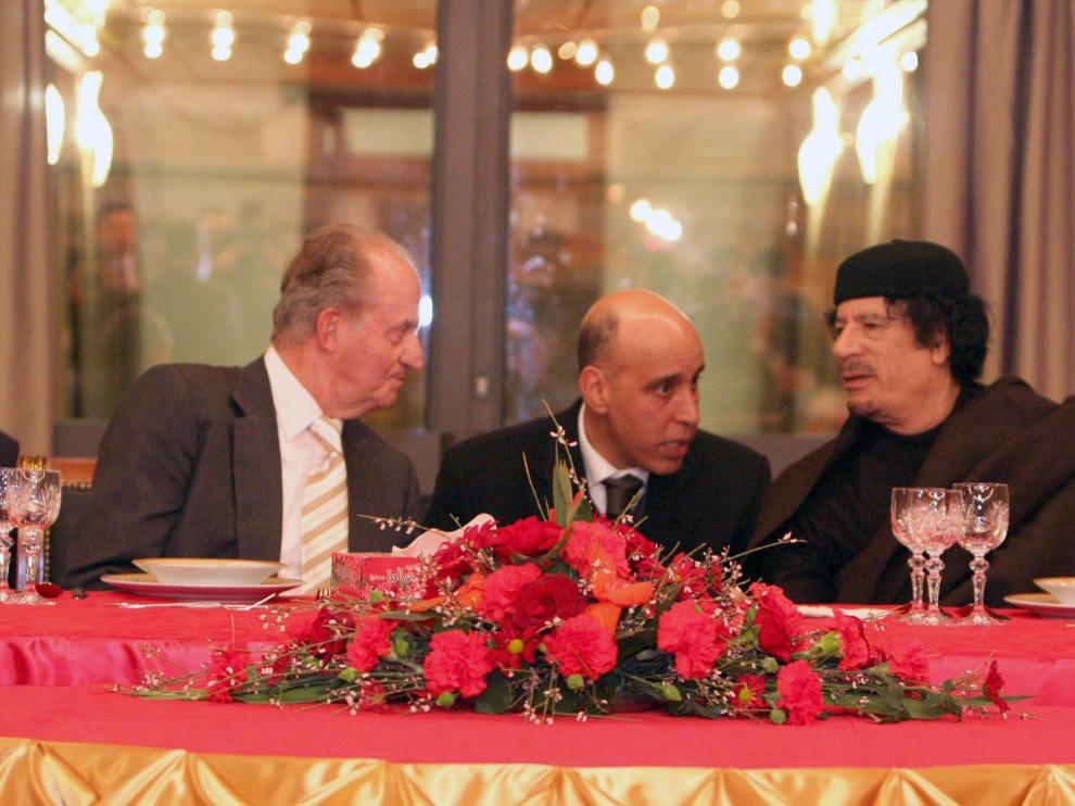 El Rey y el líder libio