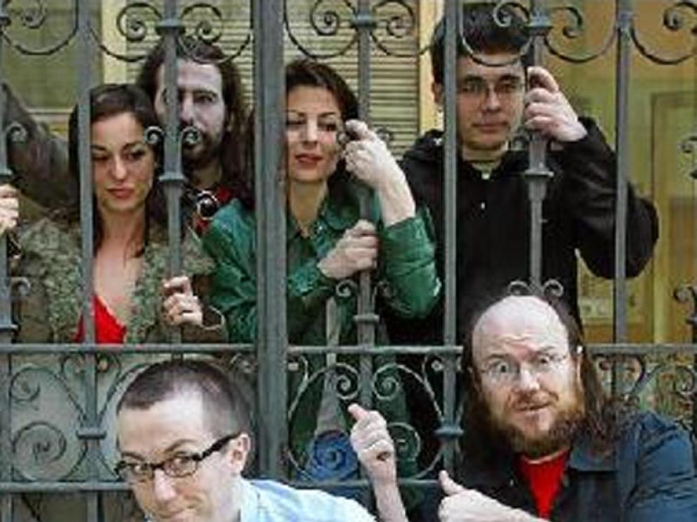 El equipo de 'Una de zombis', con Lamata y Segura al frente.