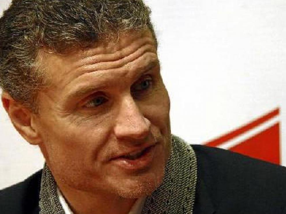 David Coulthard durante la entrevista concedida a HERALDO en la mañana de ayer.