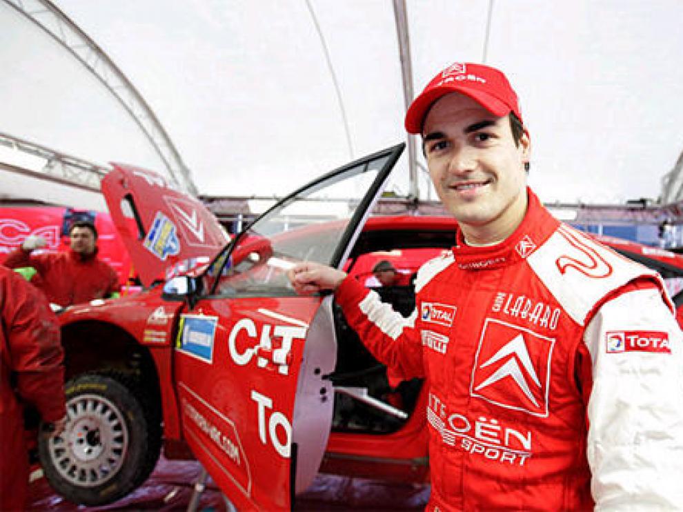 Sordo, junto a su coche