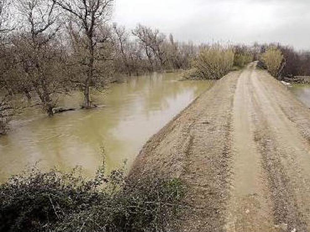 La mota de Villafranca ya está reparada. La CHE concluyó ayer al mediodía el arreglo del dique de Villafranca, en el que un tejón abrió un agujero por el que se colaba el agua del río.
