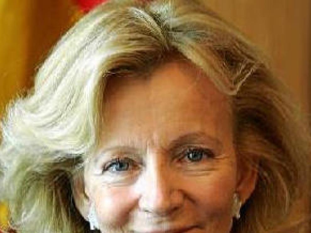 La ministra de Administraciones Públicas, Elena Salgado.