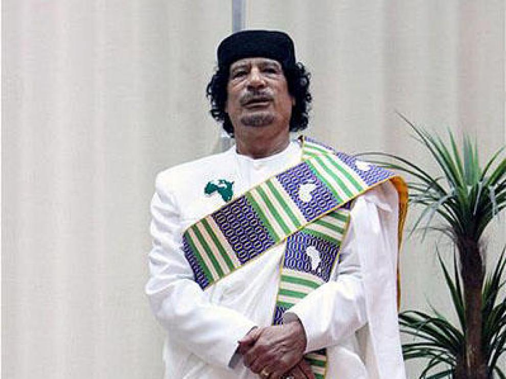 Imagen del líder libio