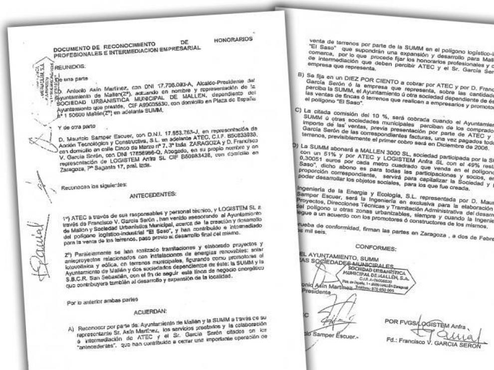 El documento fue firmado por el alcalde de Mallén