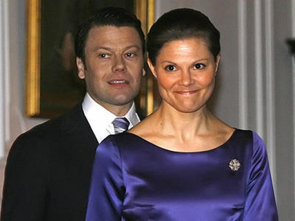 La primogénita de la Casa Real de Suecia junto a su marido.