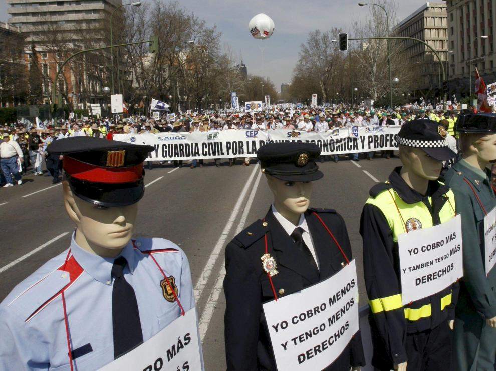 Protesta en Madrid
