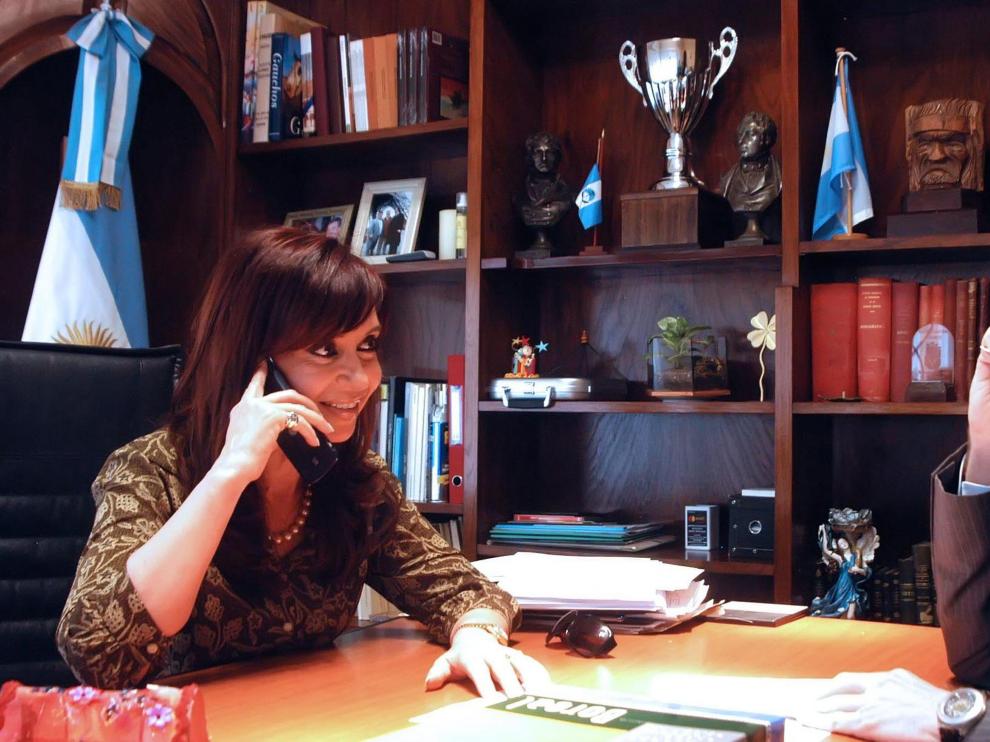 La presidenta de Argentina, Cristina Fernández
