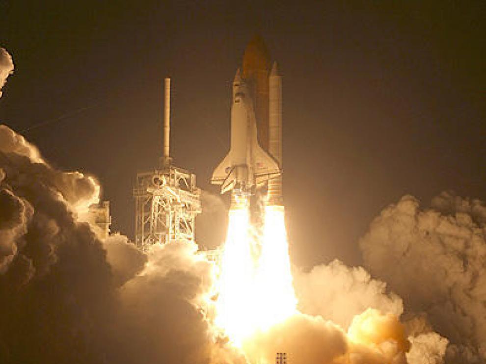 Foto de archivo del lanzamiento del 'Discovery'