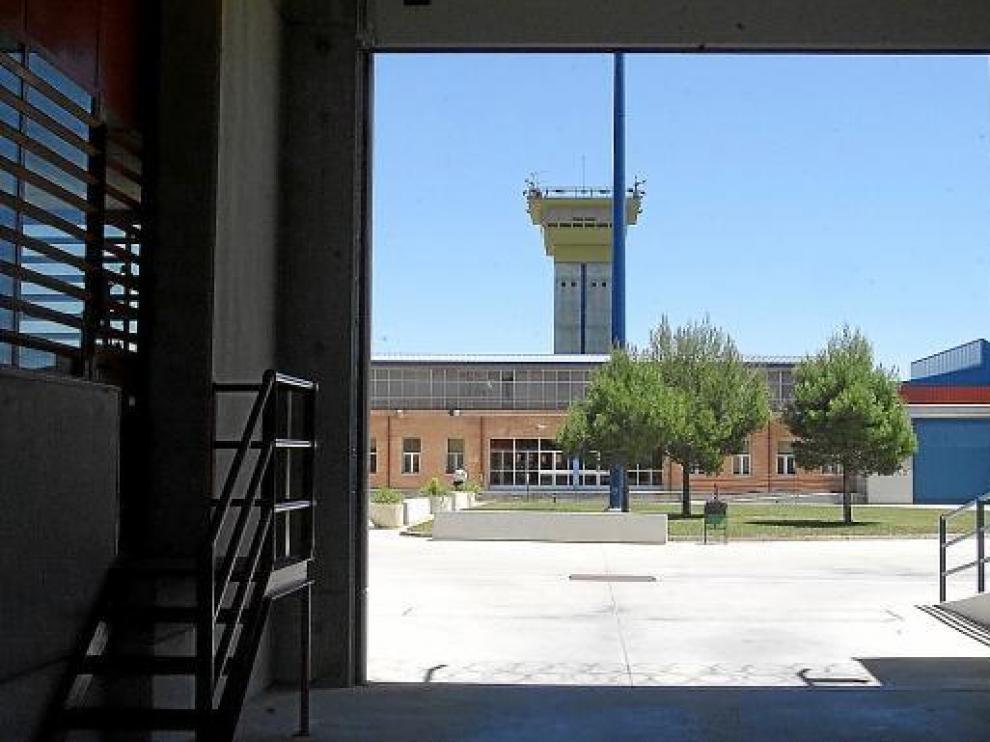 Interior del centro penitenciario de Zuera.
