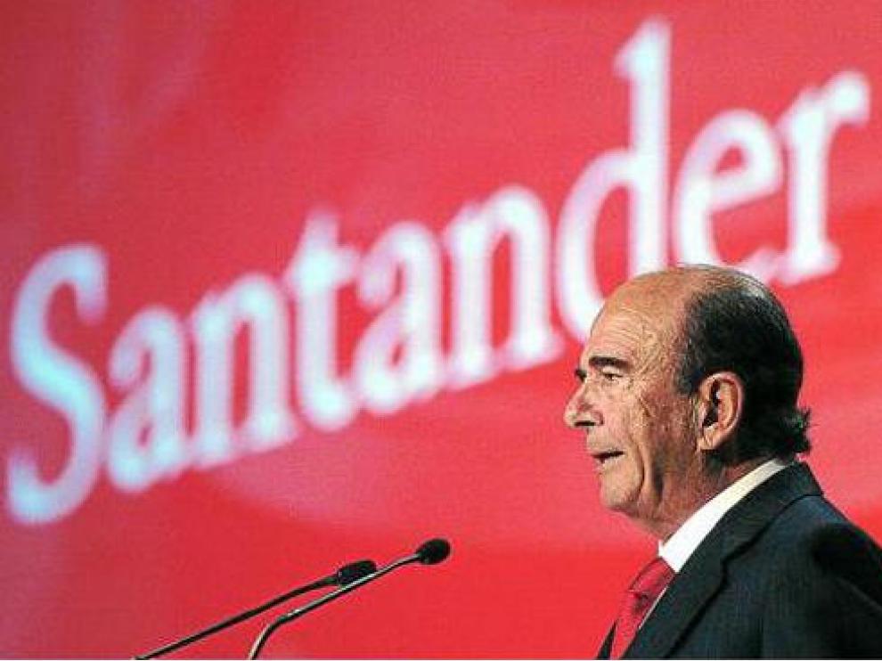 Emilio Botín, presidente del Banco Santander.