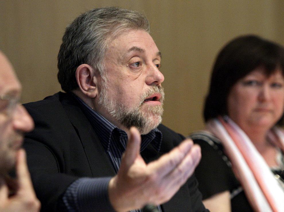 Imagen de la conferencia del secretario de Estado para la Seguridad Social