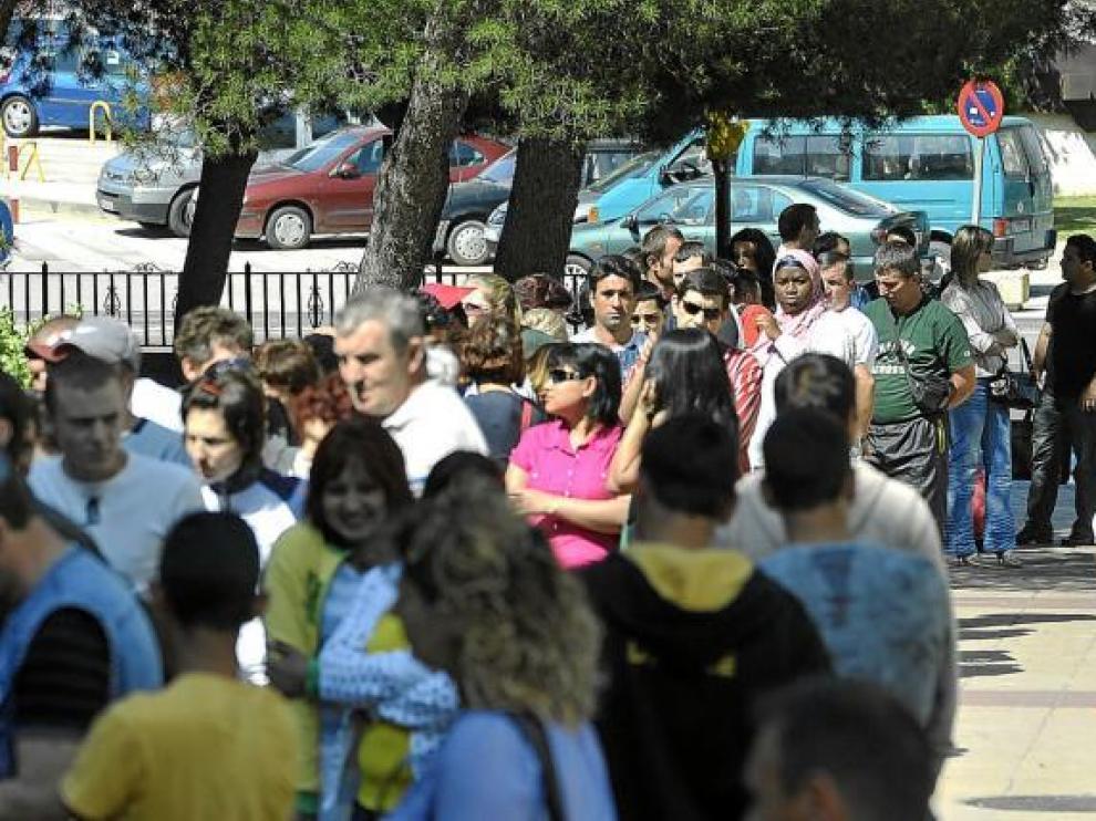Las oficinas de Mayandía sufrieron colapsos durante la mañana.
