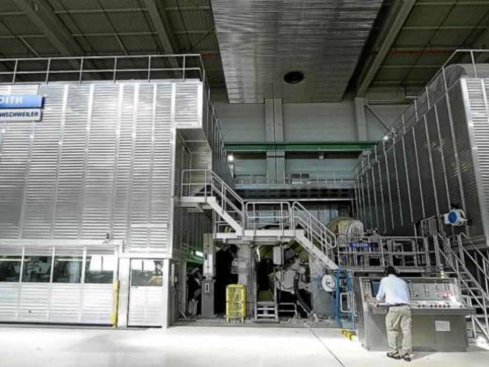 Instalaciones de la planta de Saica en El Burgo de Ebro.