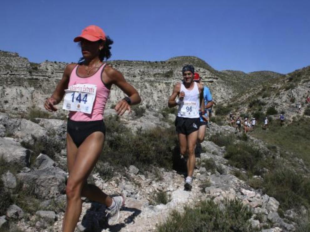 Los participantes de la edición del año pasado durante un momento de la carrera.