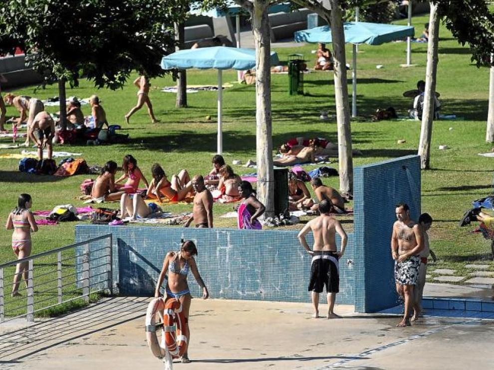 Pese a la caída de las temperaturas registrada ayer, las instalaciones del C. D. M. Alberto Maestro presentaban este aspecto.
