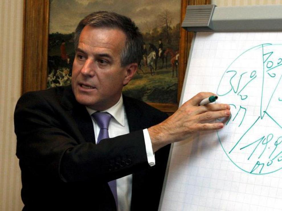 Sief¡gfred Wolf, co-presidente de Magna, explica su plan para Opel, en mayo pasado.