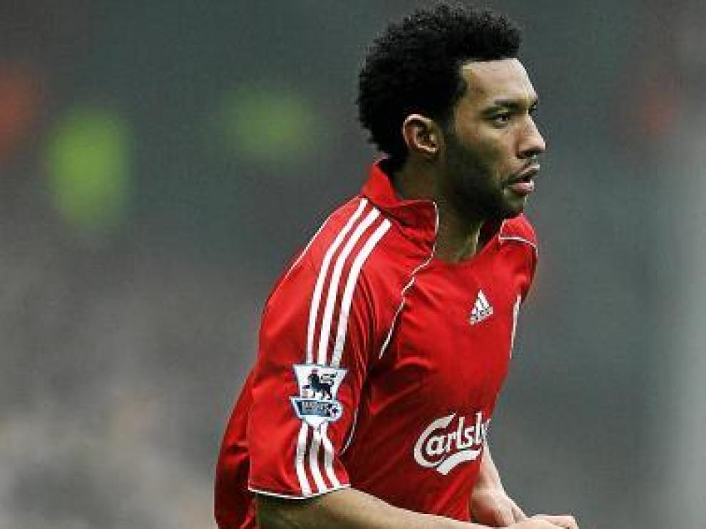 Jermaine Pennat, durante un partido con el Liverpool.