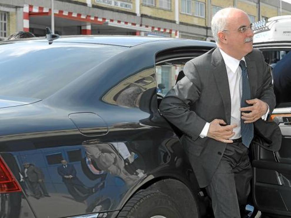 El consejero de Economía del Gobierno de Aragón, Alberto Larraz, en una imagen de archivo.