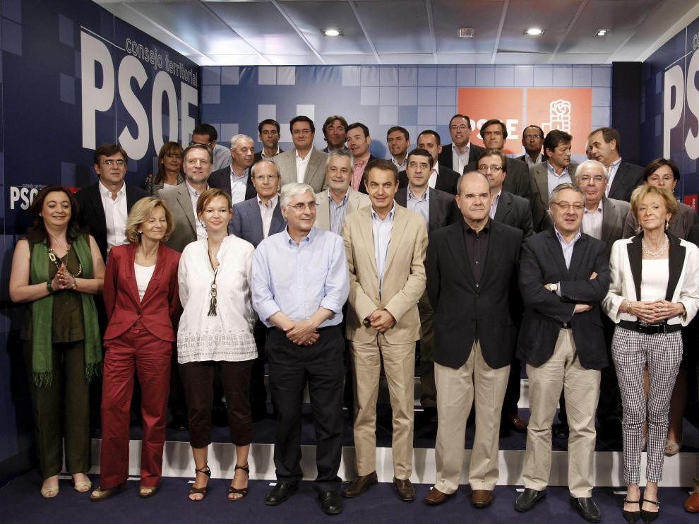 Foto de familia del Consejo Territorial del PSOE