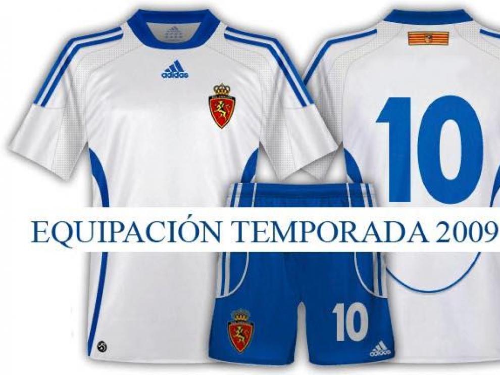 Las nuevas equipaciones del Real Zaragoza