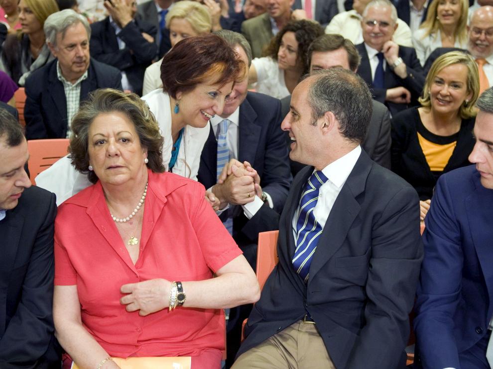Rita Barberá y Francisco Camps en una imagen de archivo