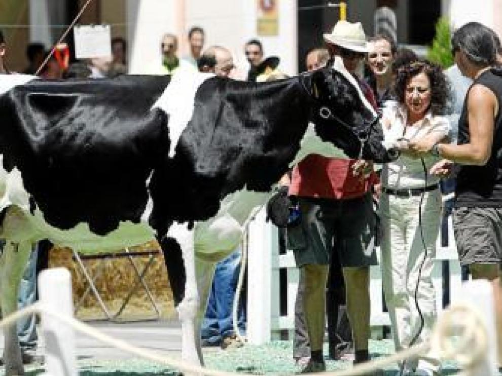 Carmen Machi, preparando una de las escenas.