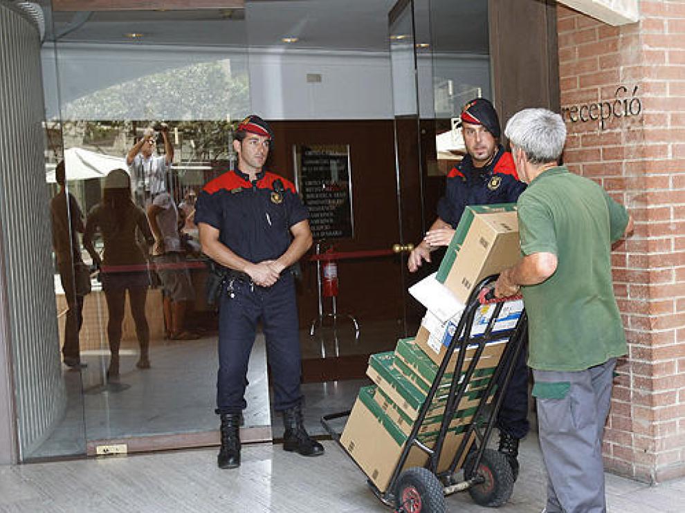 Registro de los Mossos