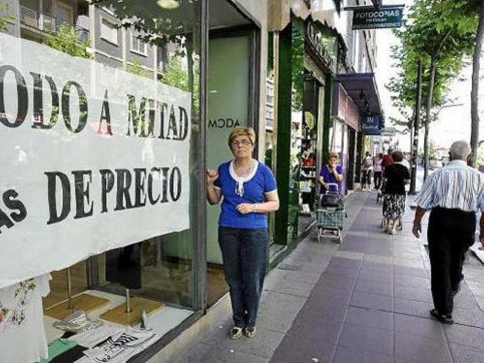 Milagros González es propietaria de una tienda de modas en la avenida de Madrid